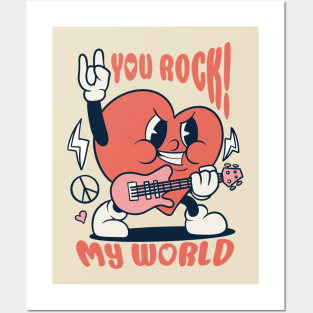 you rock my world Posters and Art